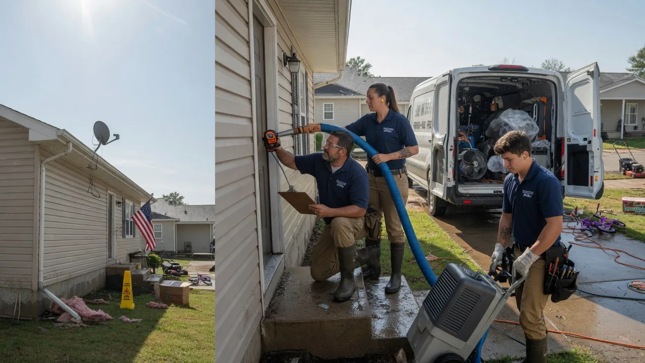 Ceiling Water Damage Restoration in Ola, ID near me