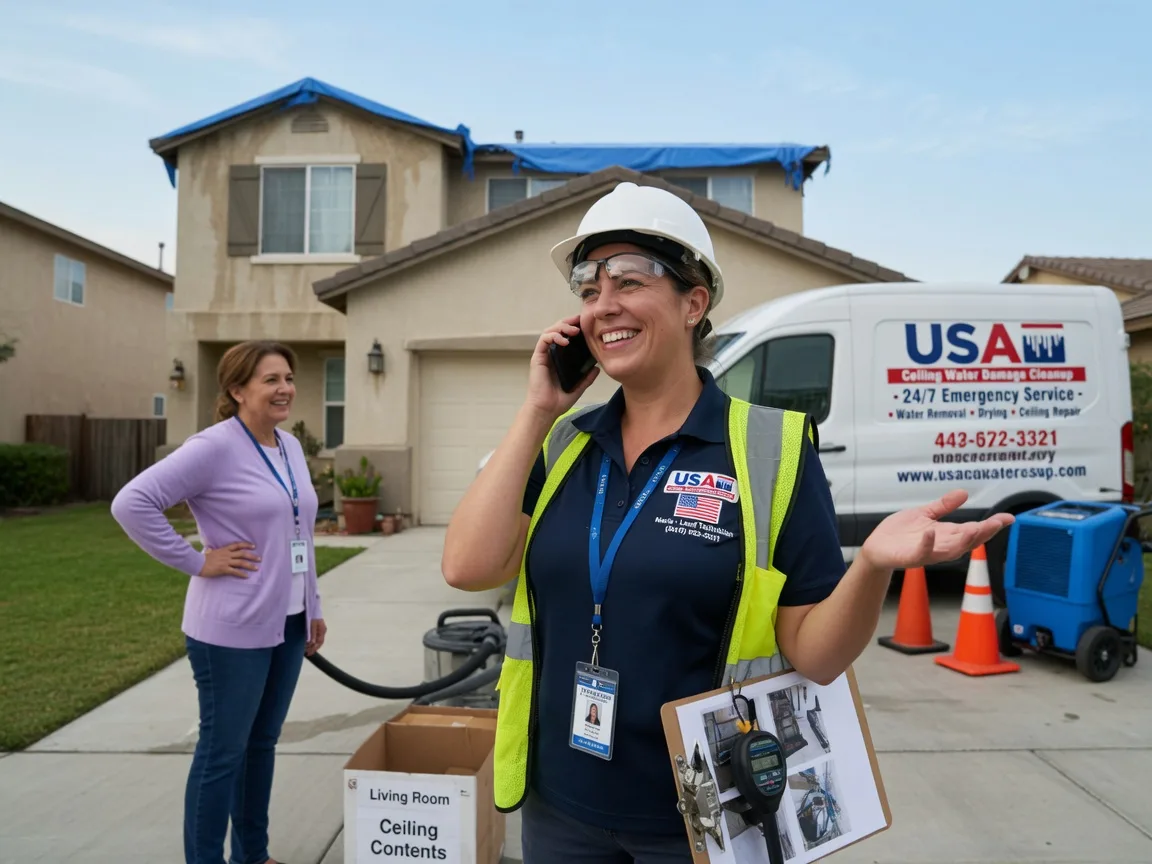 Ceiling Water Damage Restoration Ola, ID FAQs
